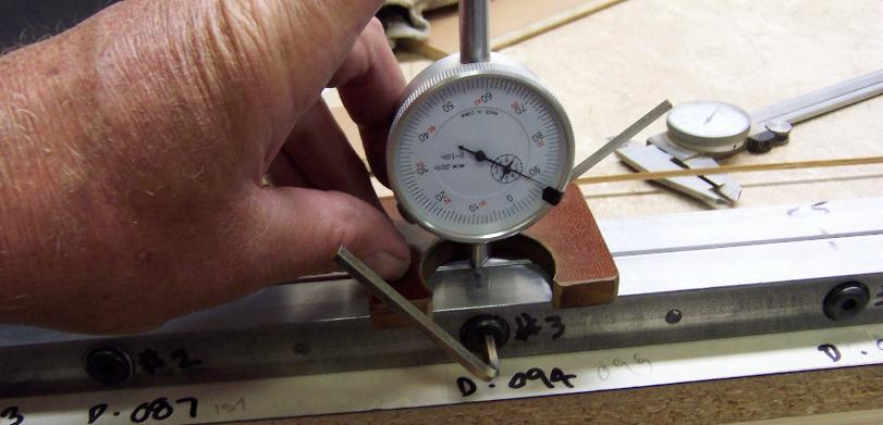 seting the depth at a rod station