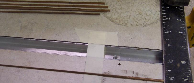 strips are being prepaired for glue up