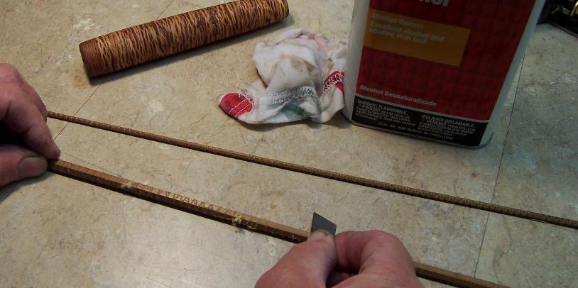 removing excess glue