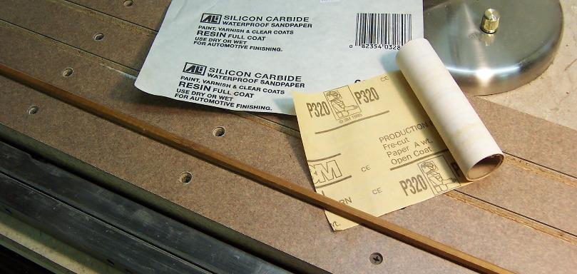 removing glue from cured blank